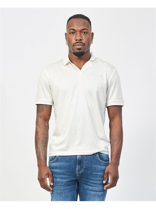 Polo in cotone Richmond X con logo ricamato RICHMOND X | UMP25333POOFF-WHITE